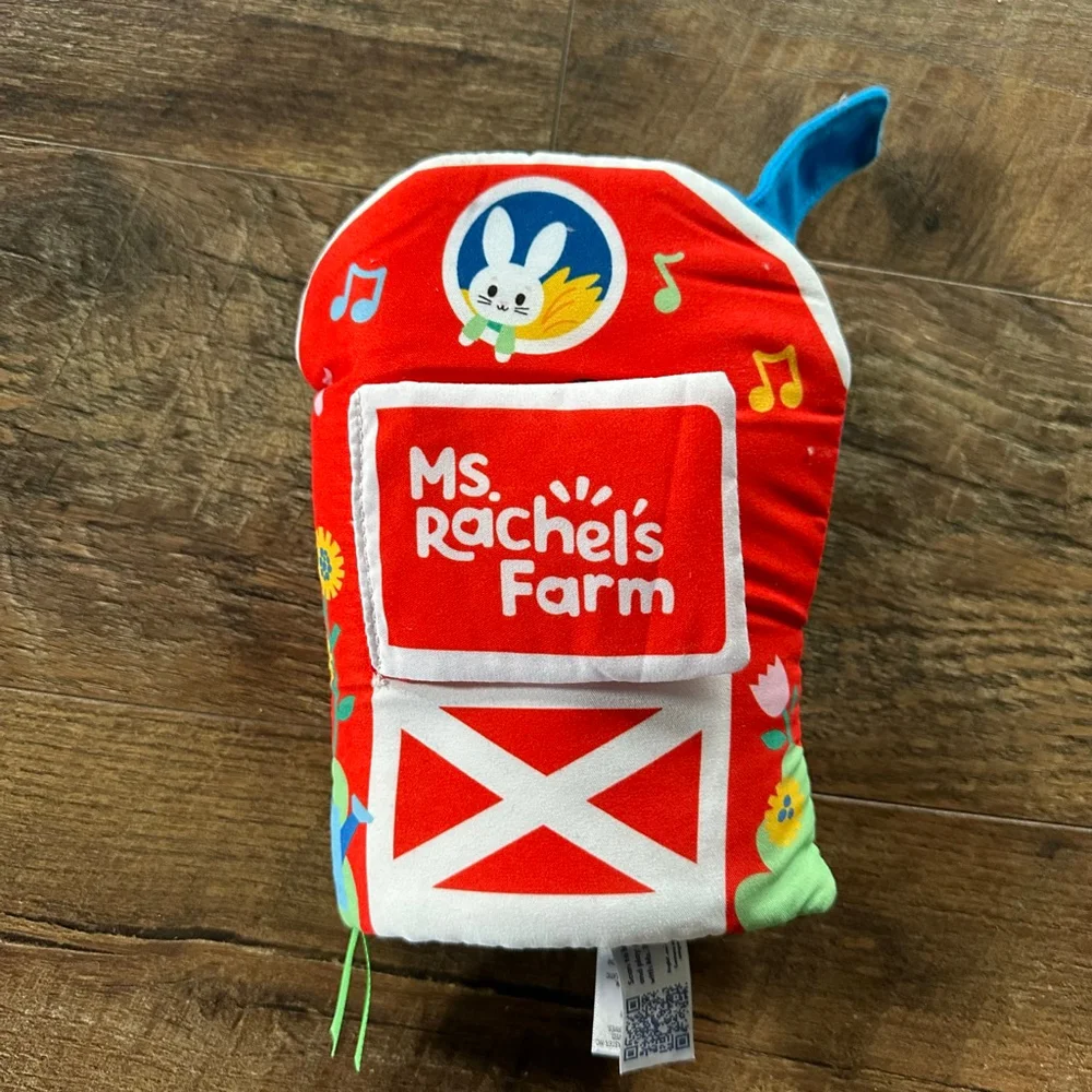 Baby Ms. Rachel Red & White Sensory Learning Farm Toy